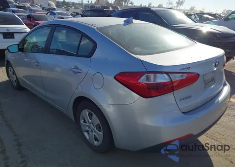 2015 Kia Forte Lx из США, поврежденный, VIN KNAFK4A63F5395119